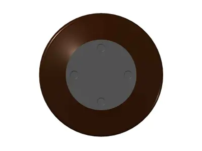 Voltage outdoor mounting insulator C4-125 Free 3D model