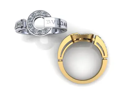 BVL Ring Pave 3D print model