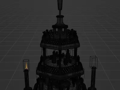 Christmas Pyramid 3D model