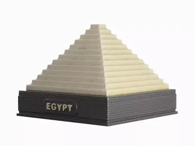 Pyramid Toy B 01 Low-poly 3D model