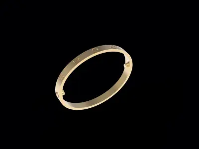 Screw Bracelet 170mm 3D print model