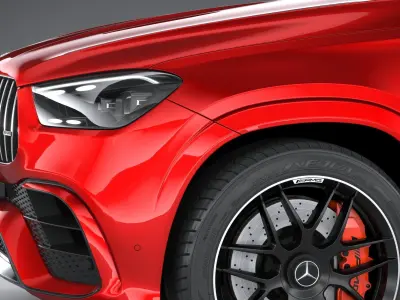 Mercedes-Benz GLE 63 AMG Coupe 2024 3D model