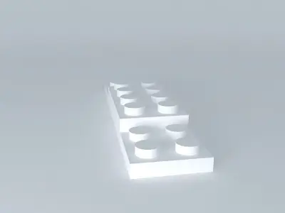 LEGO BRICKS SHORT DIMENSION Free 3D model
