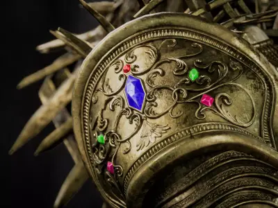 Fat Knight - Headless Executioner - Game-ready Character Low-poly 3D model