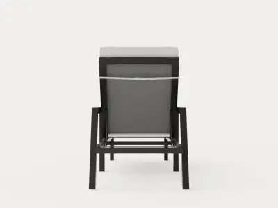 Belfort lounge bed Low-poly 3D model