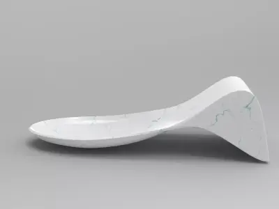 Kuki Gourmet Spoon Low-poly 3D model