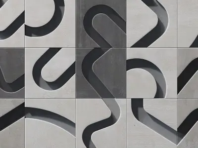 Penel plate line bend n1 3D model