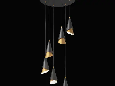 757060 Cone Lightstar Pendant Lamp 3D model