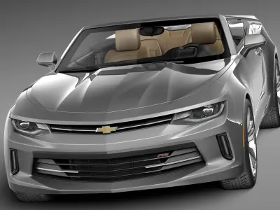 Chevrolet Camaro RS convertible CG 2016 3D model