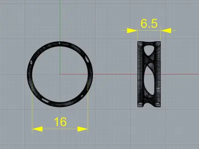 Men Ring 3D print model