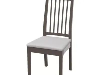 Ekedalen Chair Dark Brown 3D model