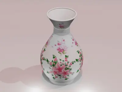 Vase 3D Model chinese Free 3D model