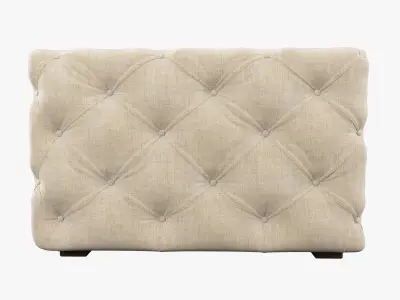 Restoration Hardware  Soho Upholstered Chair Low-poly 3D model