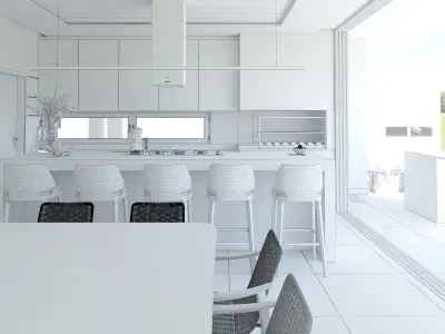 Gourmet Space 3D model