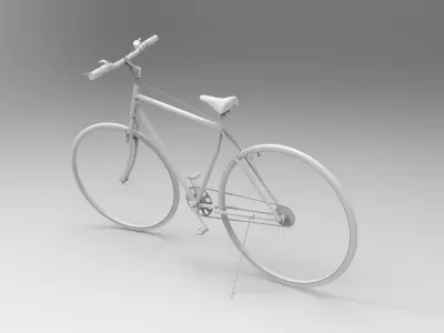 BICYCLE MODEL vintage Low-poly 3D model