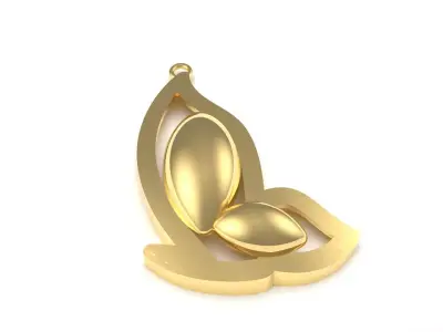 Half-set Jewelry model Texture