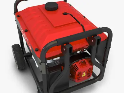 Portable Generator v 1 3D model