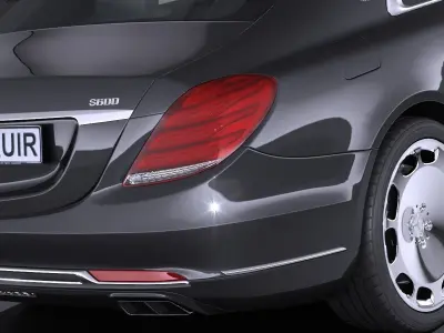 Mercedes S600 Pullman Maybach Guard 2018 3D model