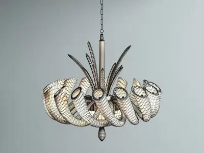 Carter Chandelier by Iris Cristal Bohemia 3D model