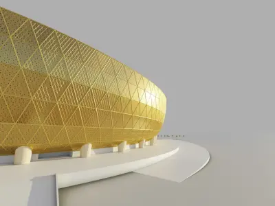 lusail stadium - fifa world cup 2022 qatar 3D model