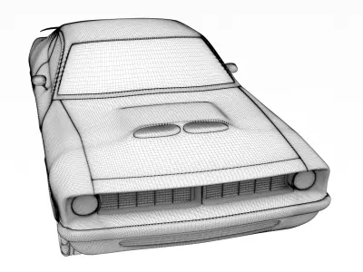 Cartoon car 04 3D model