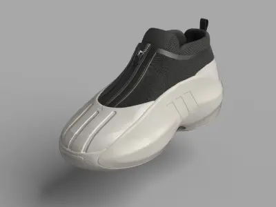 adidas CRAZY INFINITY 003 SHOES white  Low-poly 3D model
