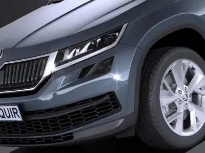 Skoda Kodiaq 2017 3D model