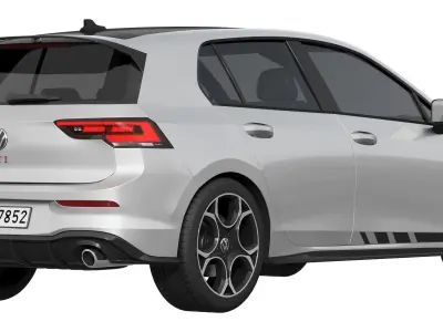 Volkswagen Golf GTI Clubsport 2025 3D model