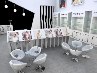 Exhibition - Area - 12X8-3DMAX2009-014 3D model