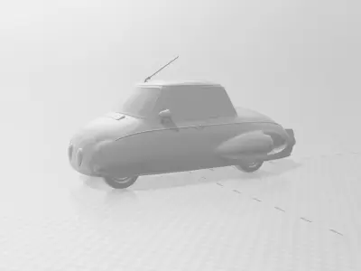 Dragon Ball Car 3D Model 3D print model