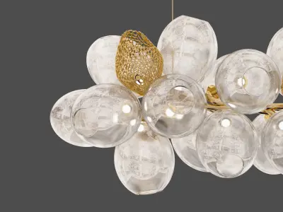 Chanceux Chandelier Horizontal-1 3D model