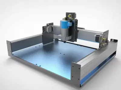 CNC Milling Machine 3D model