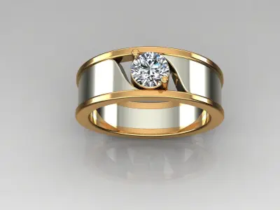 Band Ring 3D print model