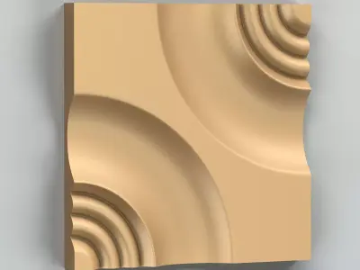 Wall panel 010 3D model