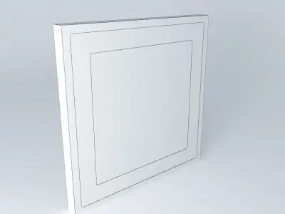 Culture square led panel Free 3D model
