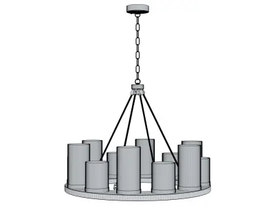 CHANDELIER SUMMIT 90 CM 3D model