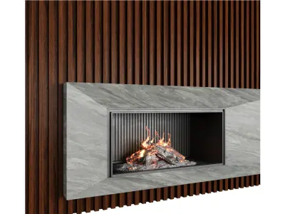 Fireplace 3 3D model