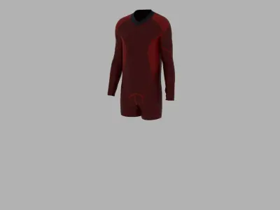 Sport Suit Low-poly 3D model