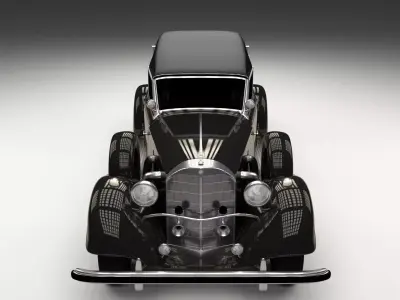 Mercedes 770 Staff Car 3D model