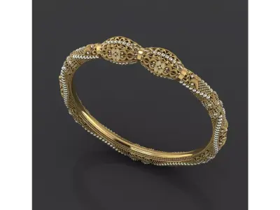 fusion bangles moo karra indian  25 3D print model