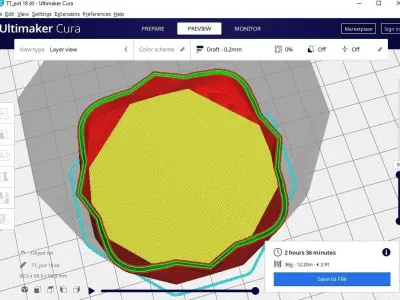 Succulent Plant Pot 18 3D print model