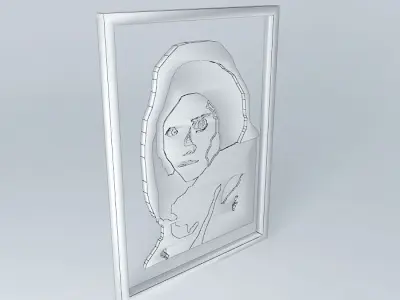 famous face of National Geographic Free 3D model