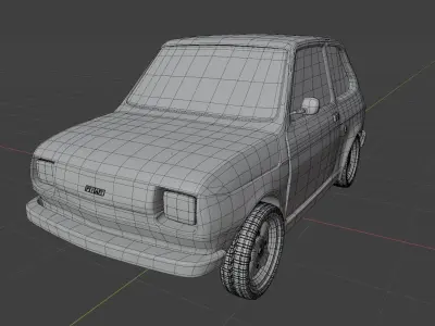 FIAT 126 3D model