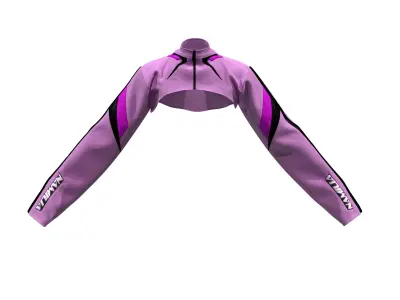 Set of three sports clothes 3D model