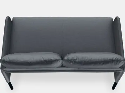 GLOSTAD 2-sitssoffa Low-poly 3D model