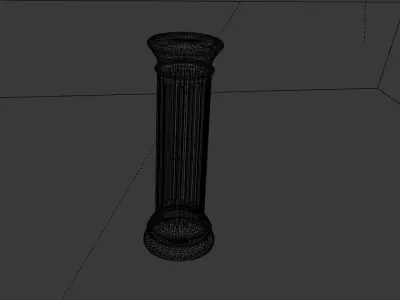 Column set 3D model Free 3D model