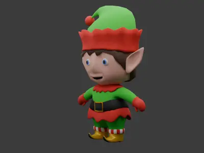 Christmas Elf 3D model