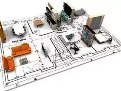 Teknik Mimari Modeller Free 3D model