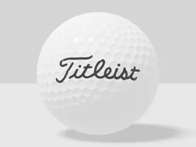 titleist golf ball 3D model