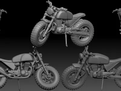 custom bike 2 3D print model